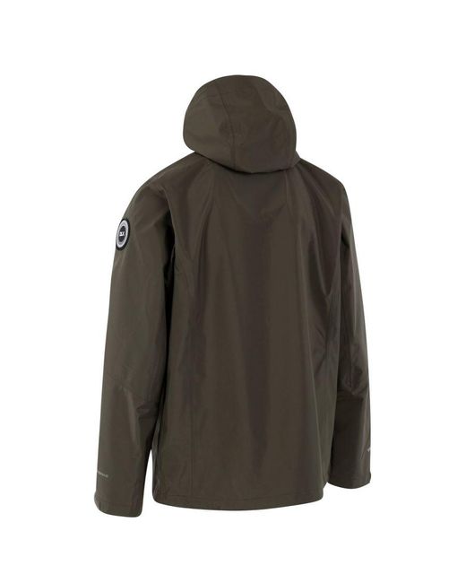 DLX Brown Dlx Cyril Waterproof Jacket (Dark Vine) for men