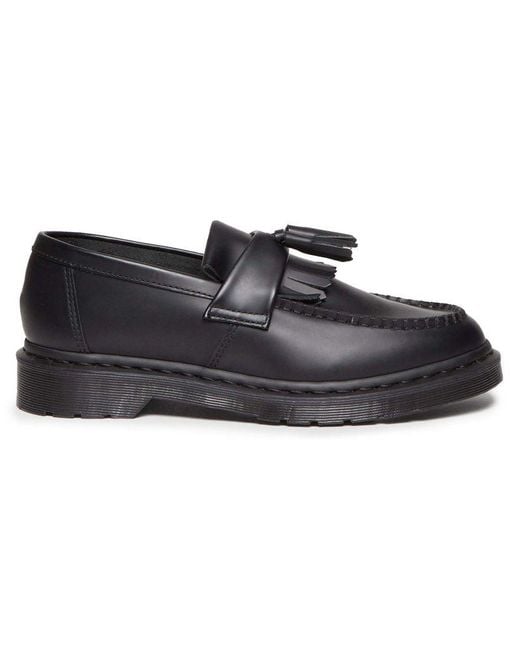 Dr. Martens Black Dr Adrian Mono Tassel Shoes for men