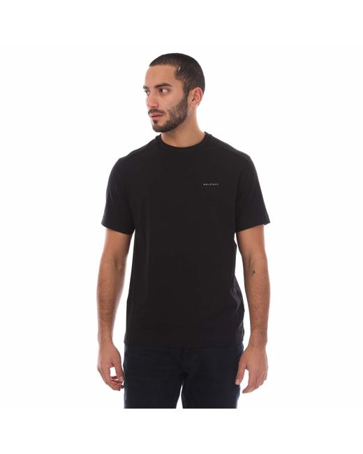 Belstaff Black Cotton Jersey Alloy T-shirt for men