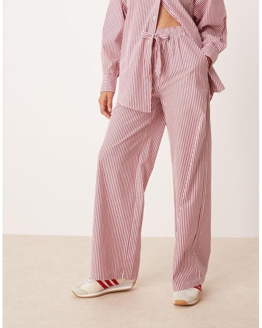 Glamorous Pink Pull On Poplin Trousers