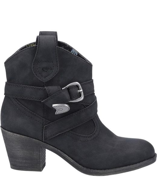Rocket Dog Blue Ladies Satire Ankle Boots