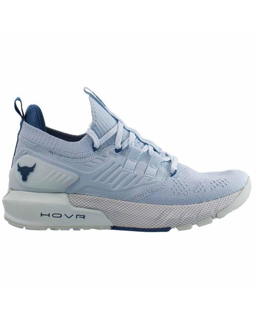 Under Armour Blue X Project Rock 3 Running Trainers