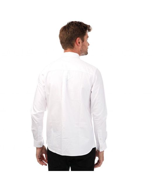 Ted Baker White Solurr Oxford Shirt for men