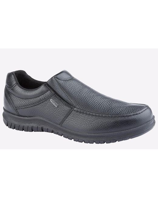 Imac Gray Denman Waterproof Leather Shoes for men
