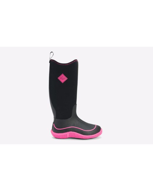 Muck Boot Black Hale Pull On Wellington Boot