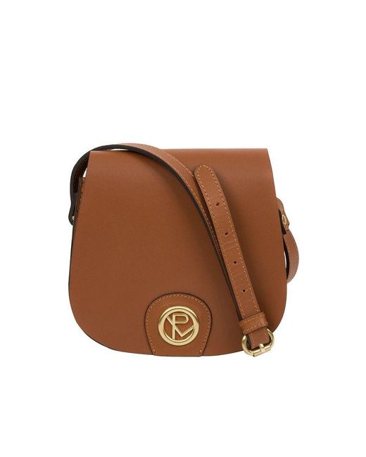 Pure Luxuries Brown 'torver' Tan Leather Cross Body Bag