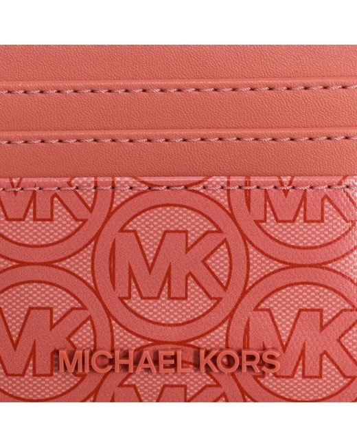Michael Kors Red Card Holder 35S2T2Jd3C