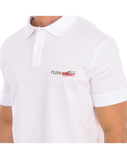Philipp Plein White Pips511 Short-Sleeved Polo Shirt for men
