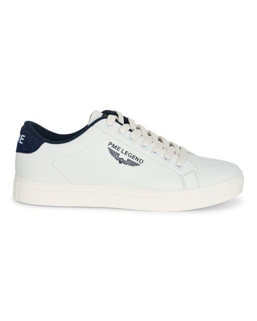 PME LEGEND Sneakers Aerius White/denim Wit voor heren