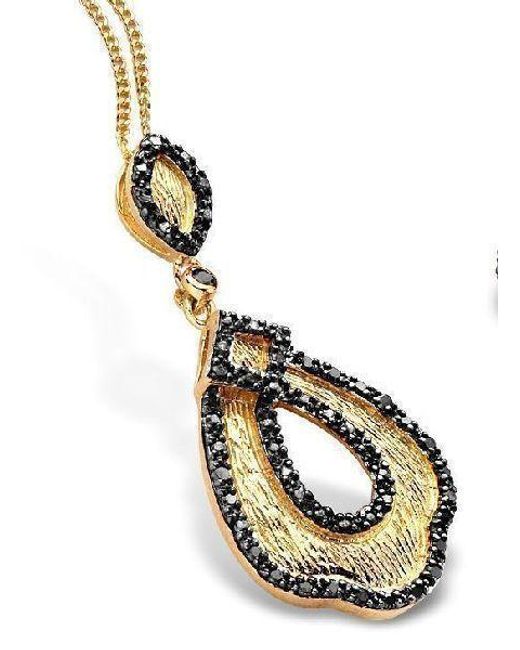 Orphelia Metallic 925 Sterling Pendant With Chain