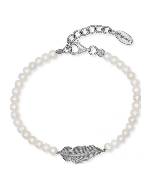 Engelsrufer White Erb-Glory-Feder Ladies Bracelet