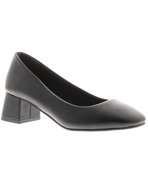 Comfisole Black Court Shoes Dianne Slip On