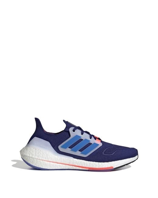 Adidas Blue Ultraboost 22 Shoes for men
