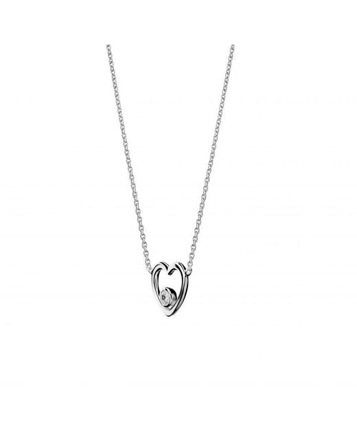 Orphelia Metallic 'Mila' 925 Sterling Necklace