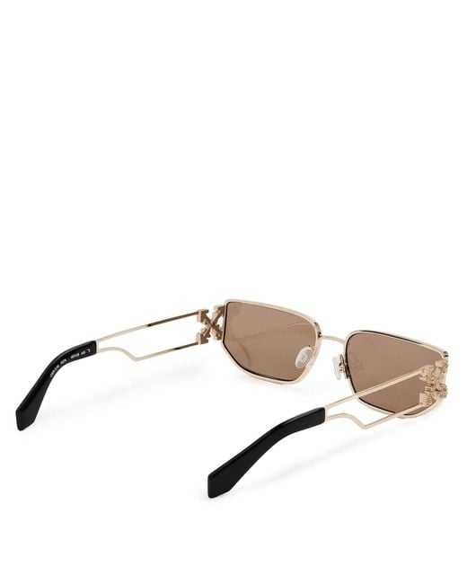 Off-White c/o Virgil Abloh Natural Accessories Off Allen Rectangle Sunglasses for men