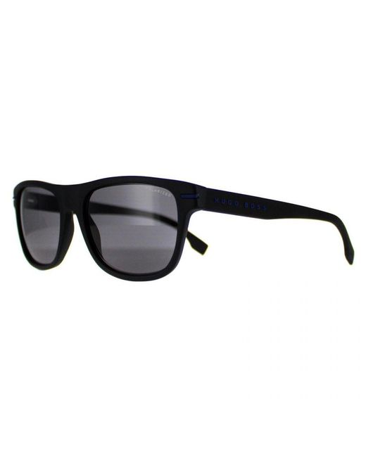 Boss Black Rectangle Matte Polarized 1322/S for men