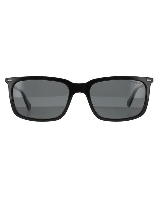 Polaroid Black Rectangle Polarized for men