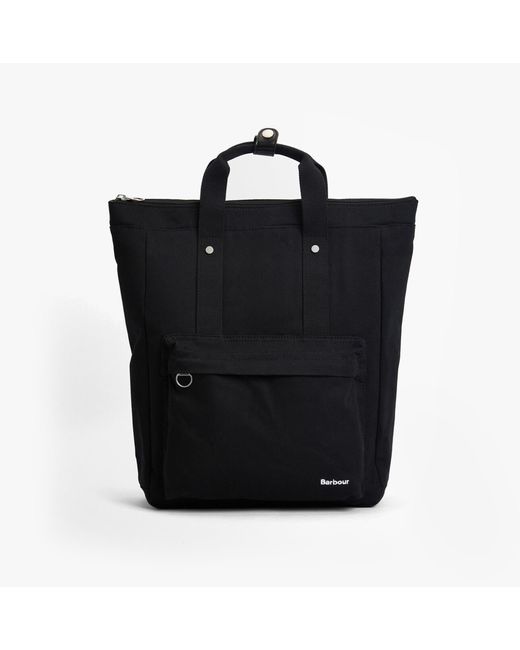 Barbour Black Olivia Backpack Cotton