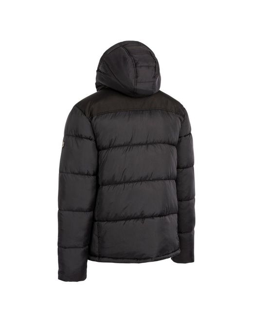 Trespass Black Parkstone Quilted Jacket for men