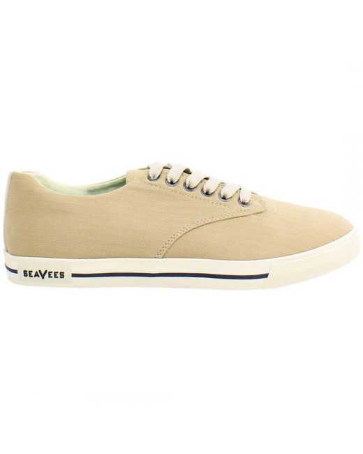Seavees White Hermosa Surfwash Plimsolls Canvas (Archived) for men