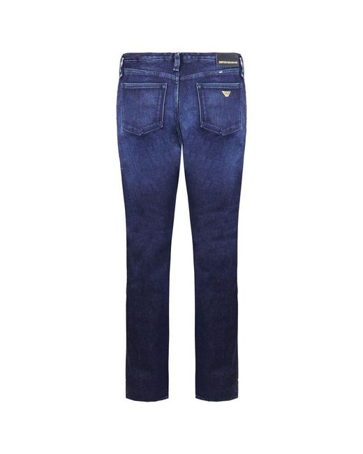 Emporio Armani Blue J00 Slim Fit Series Jeans for men