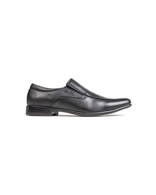 Ben Sherman Black Durham Slip Shoes for men