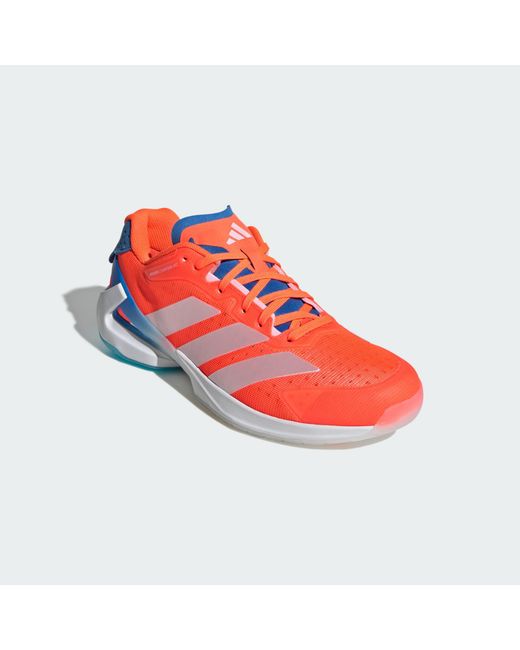 Adidas Originals Red Adizero Counterblast Indoor Shoes for men