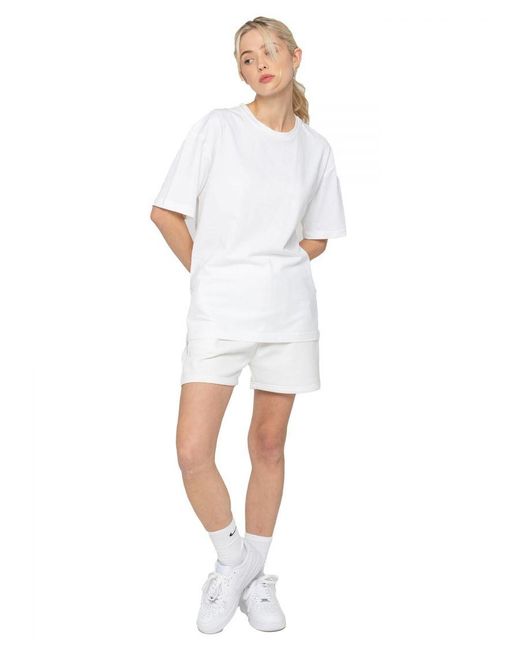 Enzo White T-Shirt Tracksuit With Shorts