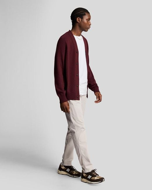 Lyle & Scott Red Five Pockets Chino for men