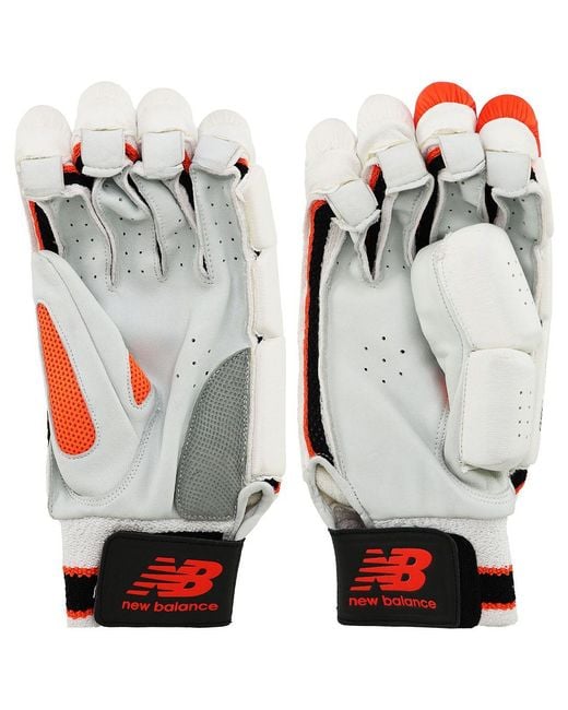 New Balance Red Dc 1080 Adult Cricket Batting Gloves for men