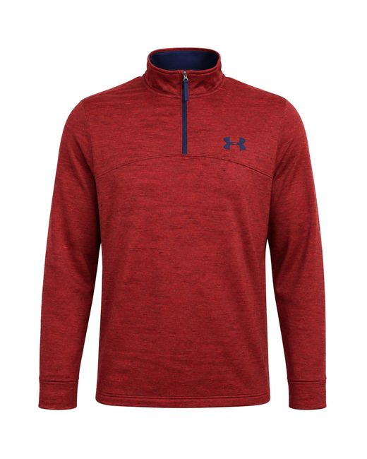 Under Armour Red Coldgear Fleece Sweater for men