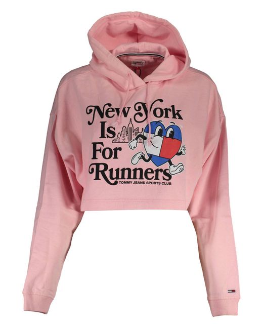 Tommy Hilfiger Red Cropped Hoodie New York Style