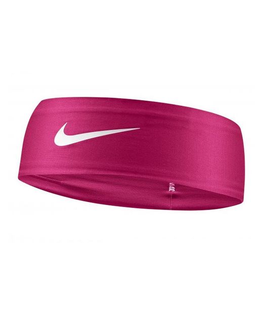 Nike Pink Dri-Fit Headband (Vivid/