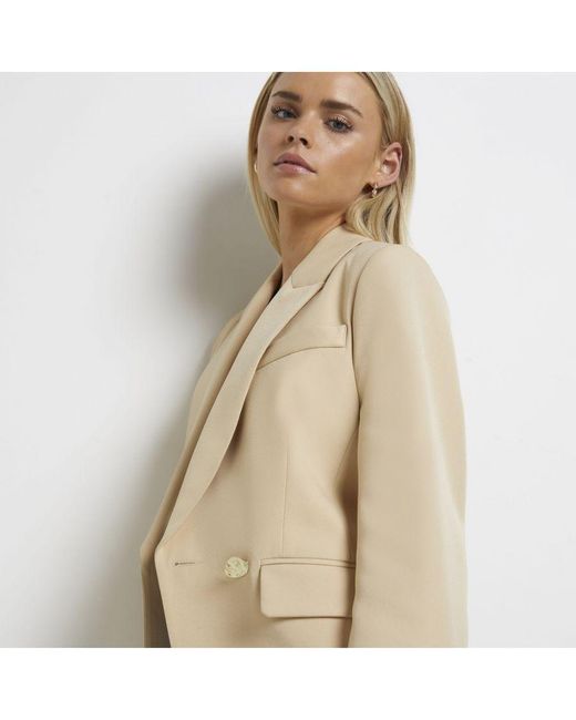 Beige petite hotsell blazer