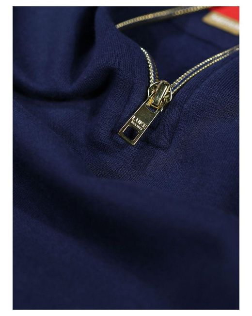 Luke 1977 Blue Higgs Quarter Zip Sweatshirt for men