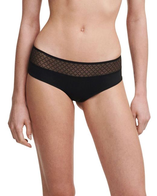 Chantelle Black Norah Chic Covering Shorty