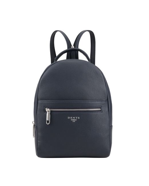 Dents Blue Lancaster Leather Handbag