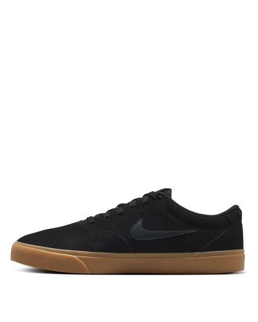 Nike Blue Low Suede Shoes for men