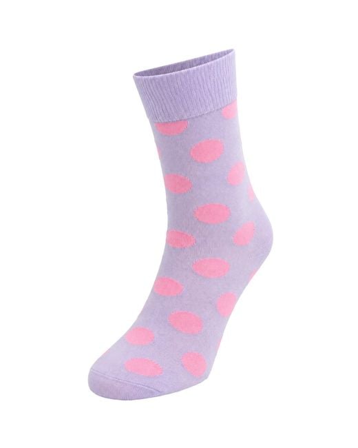 Happy Socks Purple 1-Pack Big Dock Cotton for men
