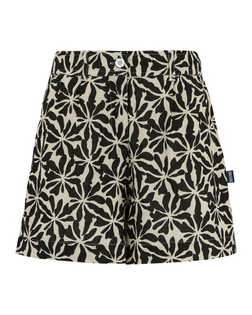 Regatta Black Ladies Sabelle Abstract Floral Shorts