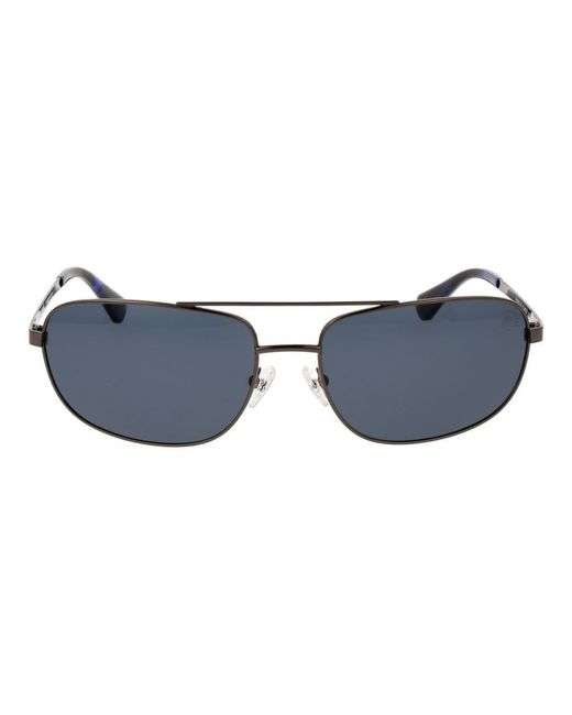 Timberland Blue Metal Sunglasses for men