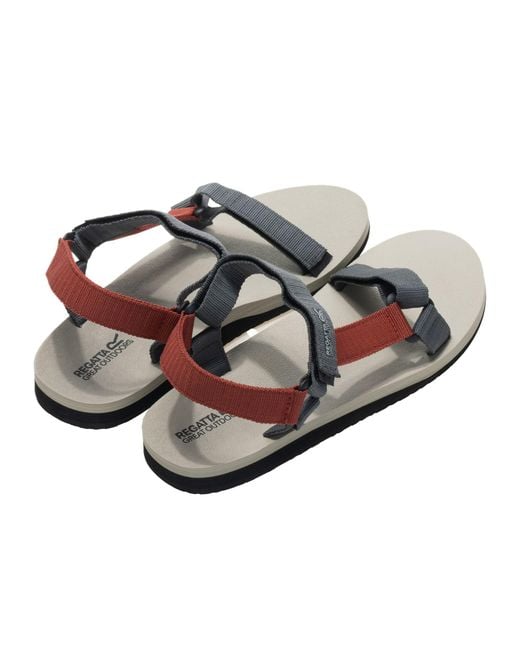 Regatta Brown Vendeavour Sandals (Dark Storm/Brick) for men