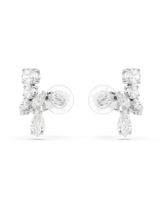 Swarovski Metallic Matrix Drop Earrings