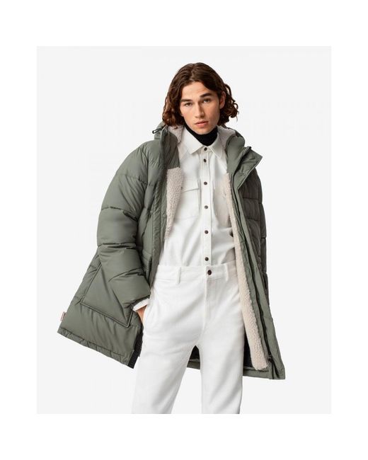 Hunter White Intrepid Long Puffer for men