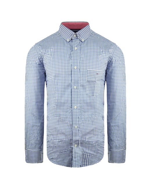 Eden Park Blue Regular Oxford Shirt for men