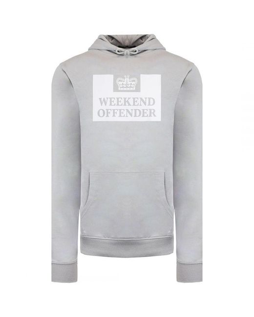 Weekend Offender Gray Sublime Tracksuit Cotton for men