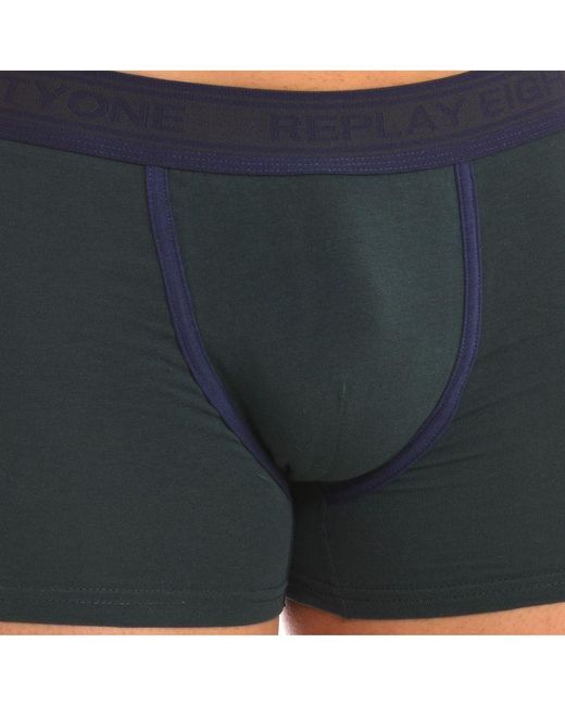 Replay Blue Pack-2 Boxers I101192 for men