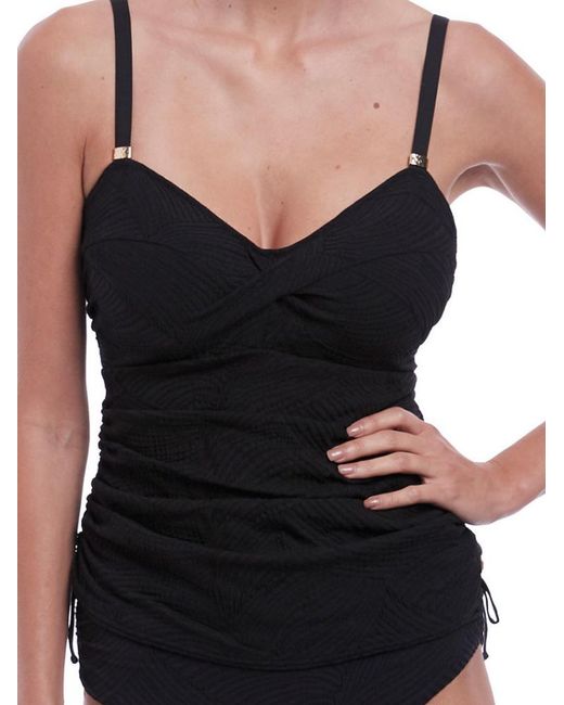 Fantasie Black Ottawa Twist Front Tankini Top