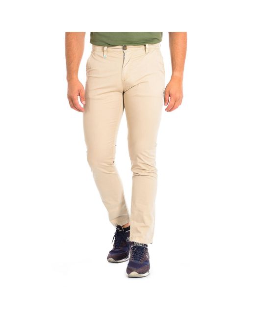 La Martina Natural Long Trousers With Straight Cut Hems Tmt002-Tw417 for men