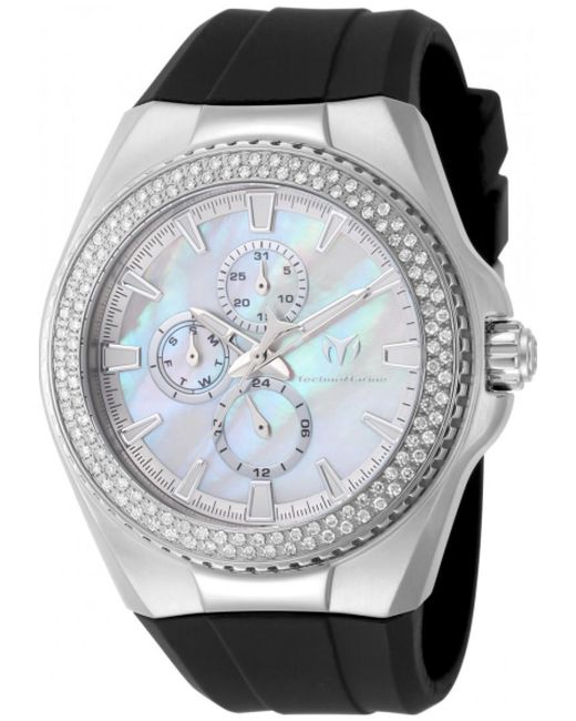 TechnoMarine Black Tm-124024 Cruise Monogram Watch for men